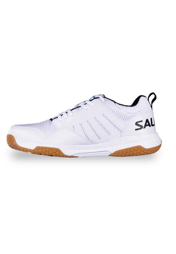 SALMING - Buty do chodzenia męskie Salming Rival 2 Sr. Zapięcie: sznurówki. Kolor: brązowy, biały, wielokolorowy, beżowy. Materiał: syntetyk, materiał. Szerokość cholewki: normalna. Sport: turystyka piesza