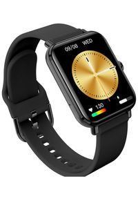 GARETT - Smartwatch Garett GRC Classic czarny. Rodzaj zegarka: smartwatch. Kolor: czarny. Materiał: guma. Styl: sportowy, biznesowy, klasyczny #4