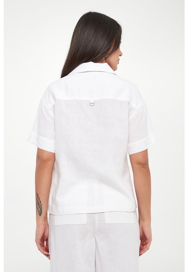 Aeronautica Militare - Koszula damska z krótkim rękawem AERONAUTICA MILITARE. Długość rękawa: krótki rękaw. Długość: krótkie