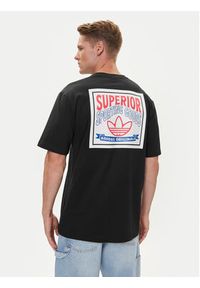 Adidas - adidas T-Shirt Wabash JW0161 Czarny Loose Fit. Kolor: czarny. Materiał: bawełna #2