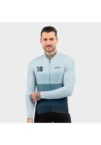 SIROKO - Mężczyzna Kolarstwo Męska koszulka rowerowa z krótkim rękawem M2 Focus Navy. Kolor: niebieski. Długość rękawa: długi rękaw, krótki rękaw. Długość: krótkie, długie. Sport: kolarstwo