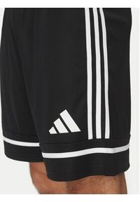 Adidas - adidas Szorty sportowe Squadra 25 JN5469 Czarny Regular Fit. Kolor: czarny. Materiał: syntetyk