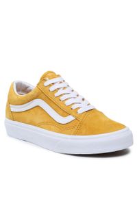 Tenisówki Vans Old Skool VN0A5JMIF3X1 Pig Suede Golden Yellow. Kolor: żółty. Materiał: zamsz, skóra #1