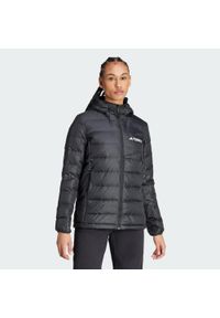 Adidas - Kurtka Terrex Multi Light Down Hooded. Typ kołnierza: kaptur. Kolor: czarny. Materiał: materiał, puch. Sport: turystyka piesza #1