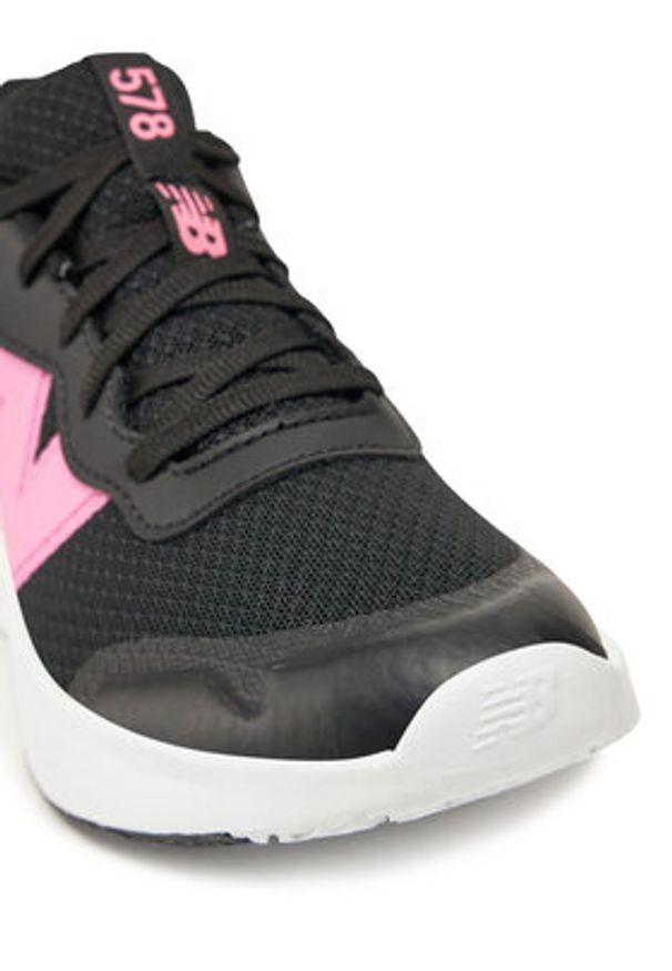 New Balance Buty do biegania 578's GK578BP Czarny. Kolor: czarny. Materiał: skóra