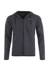 MCKEEVER - Męska bluza McKees - Puszysty Niebieski, Rozmiar M. Typ kołnierza: kaptur. Kolekcja: plus size. Kolor: niebieski. Materiał: poliester, bawełna