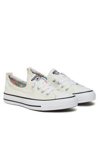 Converse Trampki Chuck Taylor All Star Shoreline Mini Flowers A14970C Écru. Kolor: kremowy. Materiał: materiał #3