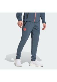 Adidas - FC Bayern Tiro 25 Competition Vis Tech Travel Pants. Kolor: pomarańczowy, wielokolorowy, szary