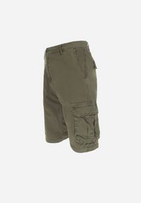 Born2be - Zielone Bawełniane Szorty Cargo Valesha. Kolor: zielony. Materiał: bawełna #7