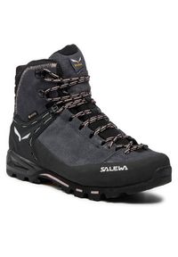 Salewa Trekkingi Mtn Trainer Classic Mid Gtx GORE-TEX 61427 0873 Szary. Kolor: szary. Materiał: zamsz, skóra