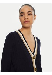 Luisa Spagnoli Kardigan Magistro 58593 Granatowy Regular Fit. Kolor: niebieski. Materiał: wełna #2