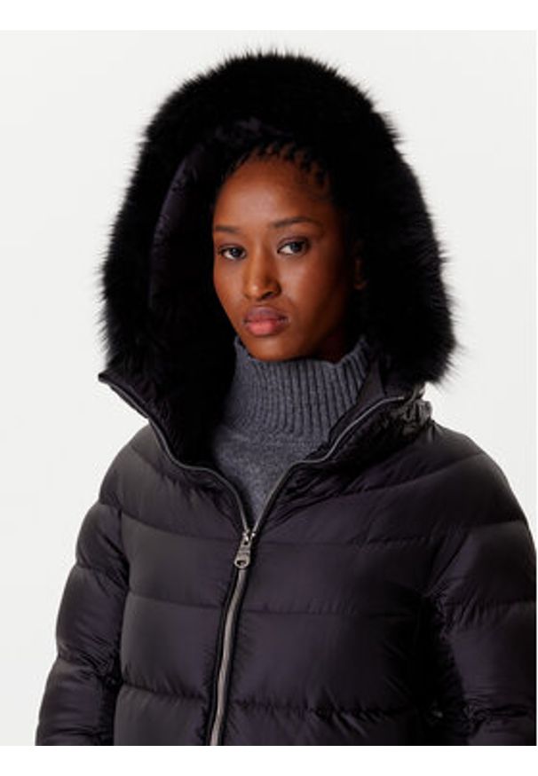 Hetrego - Hetregó Kurtka puchowa Hanna 8P602F 25WD02 Czarny Regular Fit. Kolor: czarny. Materiał: syntetyk