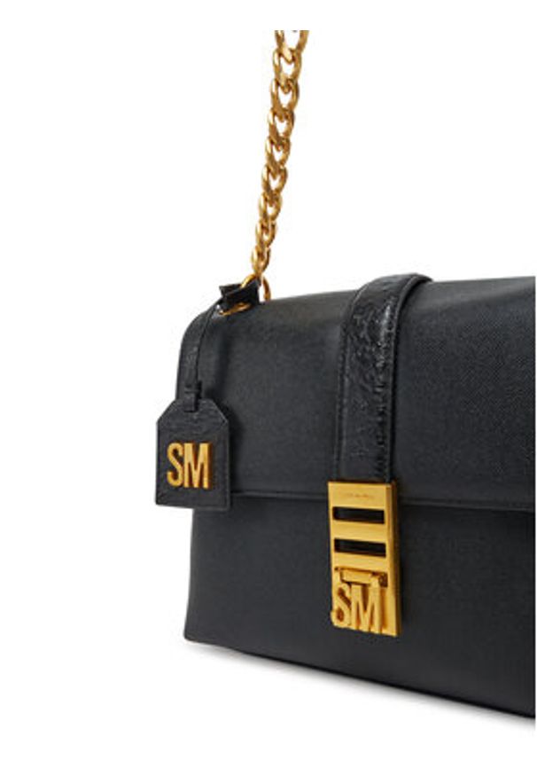 Steve Madden Torebka Bpatts-E SM13001648 Czarny. Kolor: czarny. Materiał: skórzane
