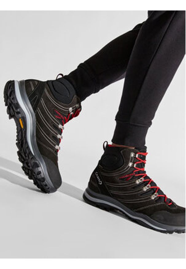 Aku Trekkingi Alterra Gtx GORE-TEX 402 Czarny. Kolor: czarny. Materiał: zamsz, skóra. Technologia: Gore-Tex. Sport: turystyka piesza