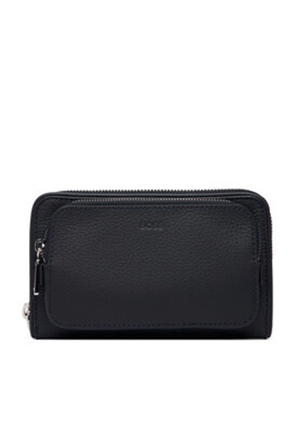 BOSS Nerka 50529286 Granatowy. Kolor: niebieski. Materiał: skóra