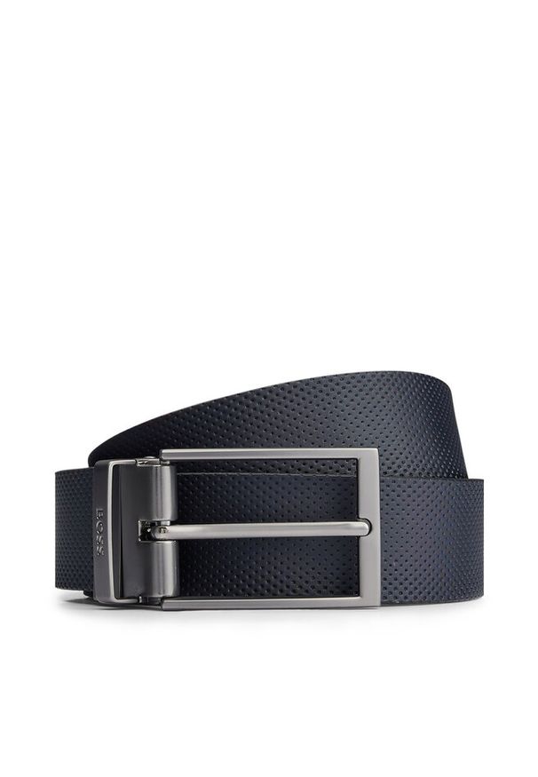 BOSS - Pasek Męski Boss. Kolor: niebieski