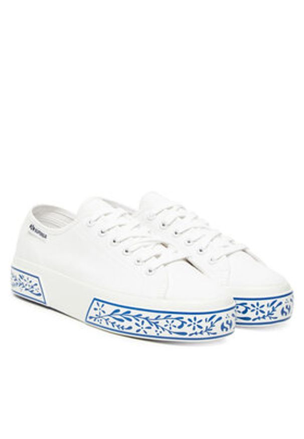 Superga Tenisówki S3146EW 3740 Biały. Kolor: biały. Materiał: materiał