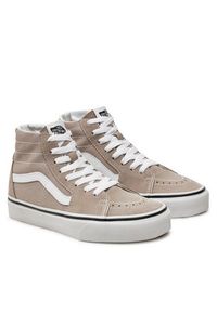 Vans Tenisówki Sk8-Hi Tapered VN0009QPHCZ1 Beżowy. Kolor: beżowy. Materiał: zamsz, skóra #4