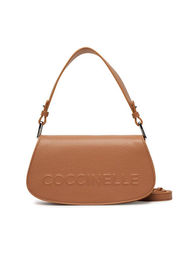Coccinelle Torebka E5 QBB 52 01 01 Beżowy. Kolor: beżowy. Materiał: skórzane