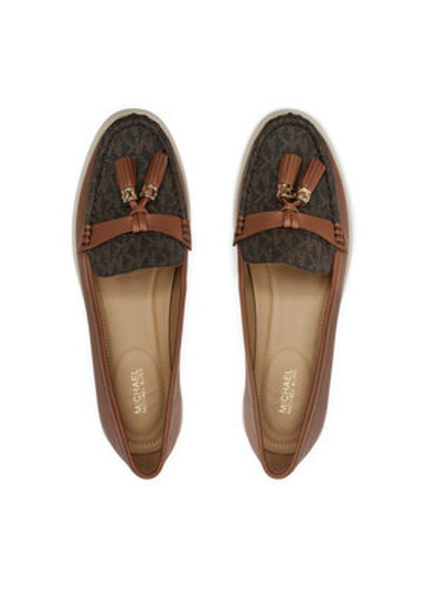 MICHAEL Michael Kors Mokasyny 40T4KRFP1B Brązowy. Kolor: brązowy. Materiał: skóra