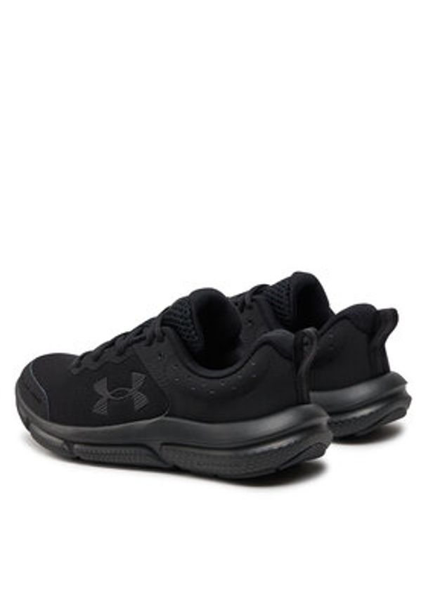 Under Armour Buty do biegania UA BGS Assert 10 3026182-002 Czarny. Kolor: czarny. Materiał: materiał