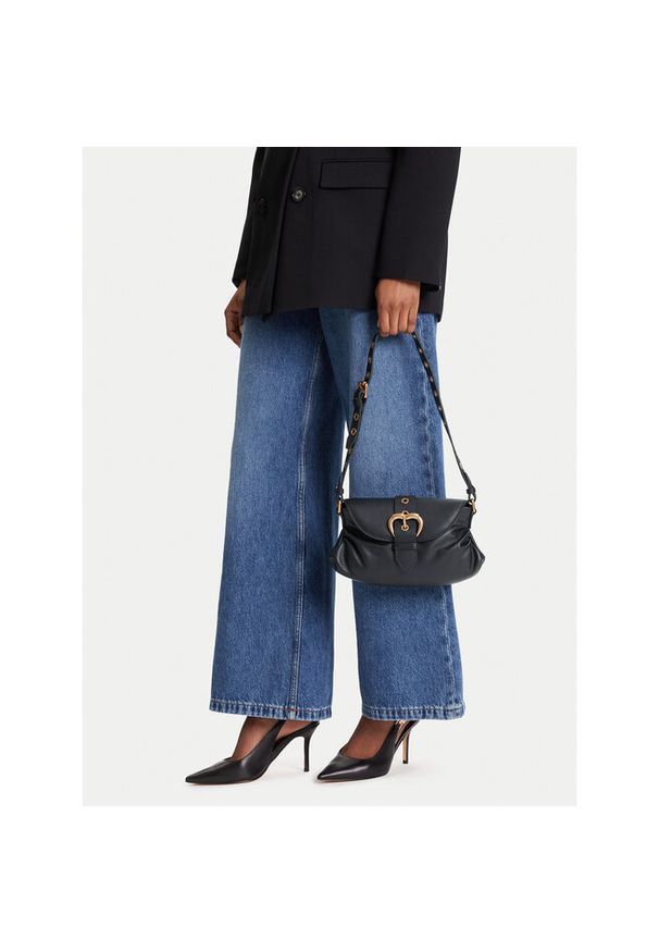 Pinko - Torebka PINKO. Kolor: czarny