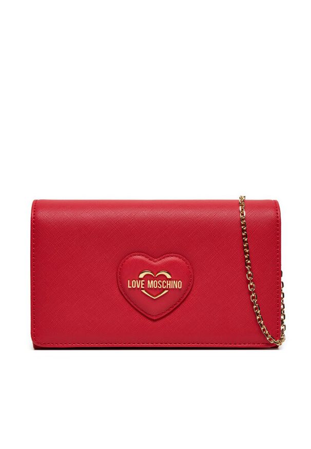 Love Moschino - LOVE MOSCHINO Torebka JC4268PP0LKL0500 Czerwony. Kolor: czerwony. Materiał: skórzane