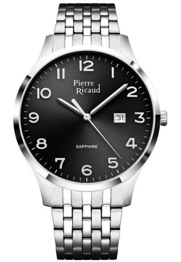 Zegarek męski Pierre Ricaud P60056.5124Q srebrny. Kolor: srebrny