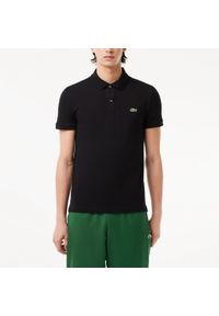 Lacoste Model L1212 Short Sleeved Ribbed Collar S Kolor Czarny. Typ kołnierza: polo. Kolor: czarny. Materiał: bawełna #1