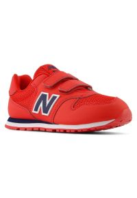 Buty sportowe New Balance PV500CRN czerwone. Zapięcie: rzepy. Kolor: czerwony. Materiał: materiał, syntetyk. Szerokość cholewki: normalna. Sport: turystyka piesza #6