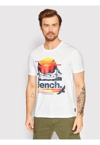 Bench T-Shirt Mendota 120695 Biały Regular Fit. Kolor: biały. Materiał: bawełna