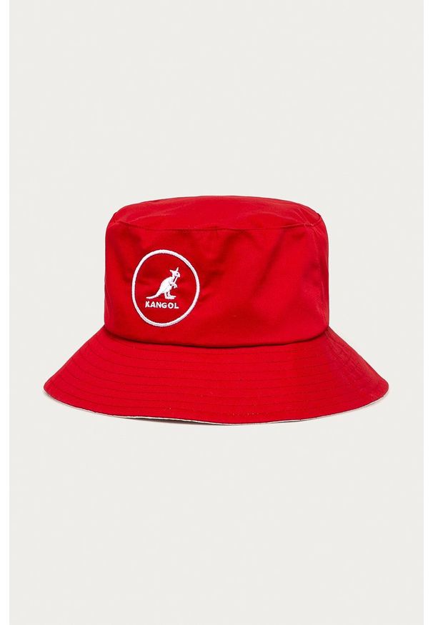 Kangol - Kapelusz. Kolor: czerwony