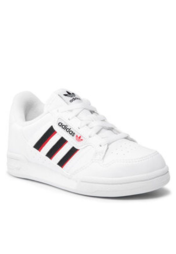 Adidas - adidas Sneakersy Continental 80 Stripes C S42611 Biały. Kolor: biały. Materiał: skóra