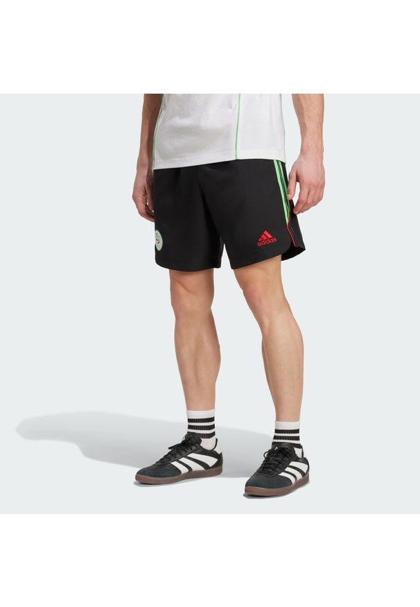 Adidas - Szorty Algeria UBP. Kolor: czarny. Sport: piłka nożna