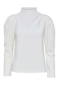 Selected Femme Bluzka Fenja 16088133 Biały Regular Fit. Kolor: biały. Materiał: syntetyk #3