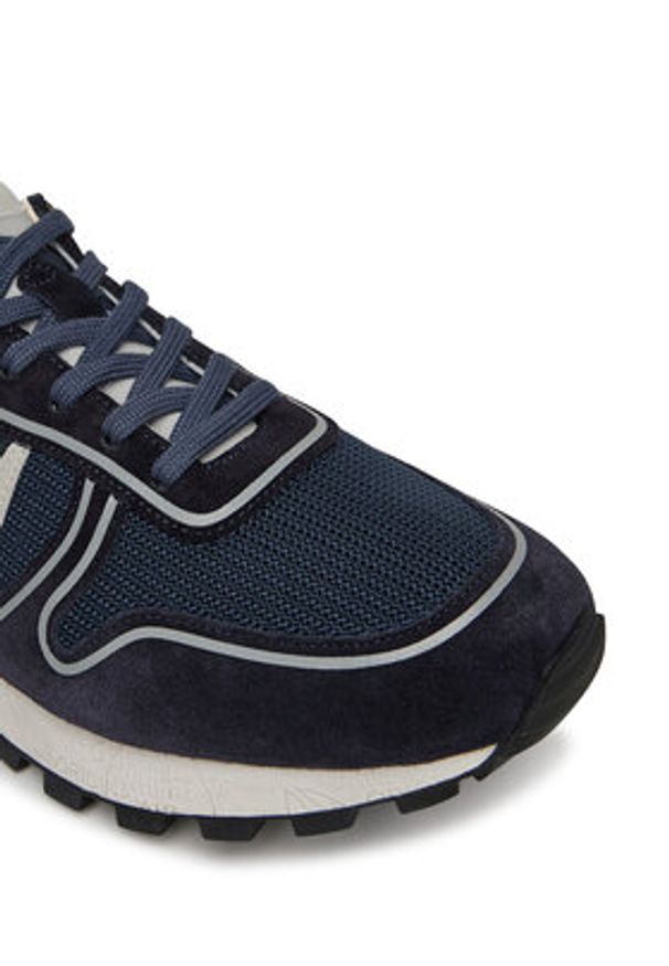 Premiata Sneakersy Ryan 7329 Granatowy. Kolor: niebieski. Materiał: materiał