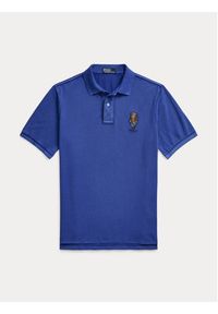 Polo Ralph Lauren Polo 710958188001 Niebieski Regular Fit. Typ kołnierza: polo. Kolor: niebieski. Materiał: bawełna #3