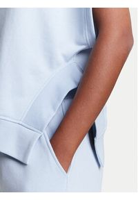 Emporio Armani Underwear Bluza EW000498 AF10882 U9273 Błękitny Loose Fit. Kolor: niebieski. Materiał: syntetyk, bawełna #3