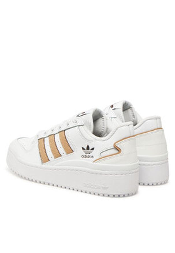 Adidas - adidas Buty do koszykówki Forum Bold JI0056 Biały. Kolor: biały. Materiał: skóra. Sport: koszykówka