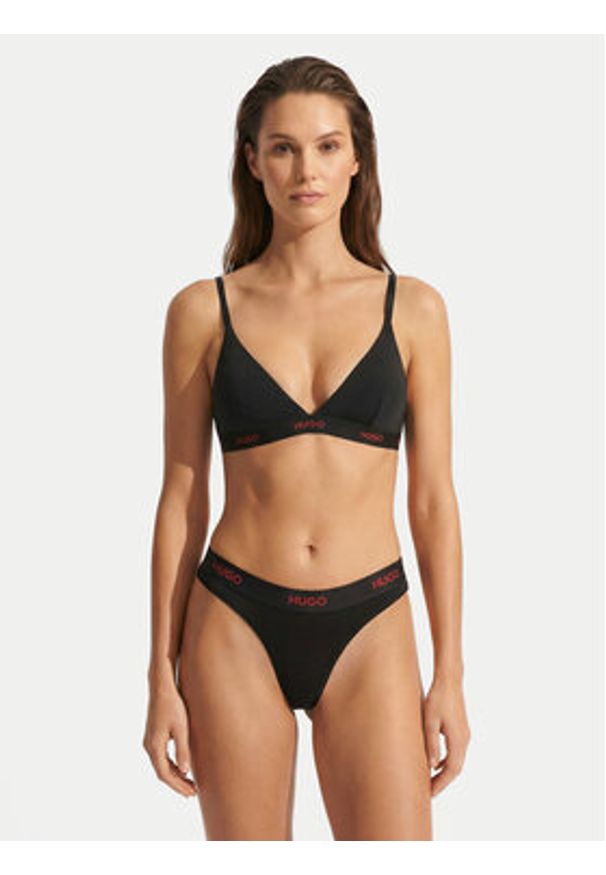 Hugo - HUGO Stringi 50557101 Czarny. Kolor: czarny. Materiał: bawełna