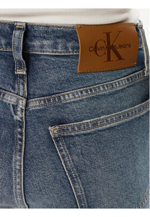 Calvin Klein Jeans Jeansy J20J224513 Niebieski Mom Fit. Kolor: niebieski