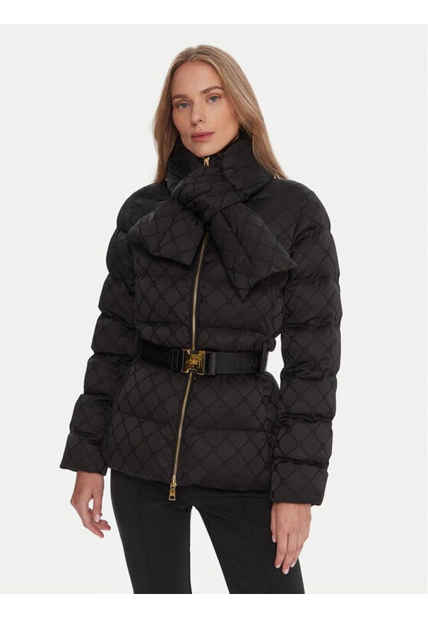Elisabetta Franchi Kurtka zimowa PI-83D-56E2-V600 Czarny Regular Fit. Kolor: czarny. Materiał: syntetyk. Sezon: zima