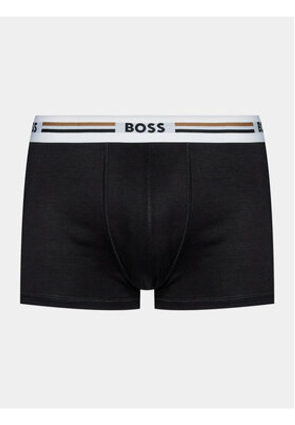 BOSS Komplet bokserek Trunk 3P Revive 50492200 Czarny. Kolor: czarny. Materiał: wiskoza