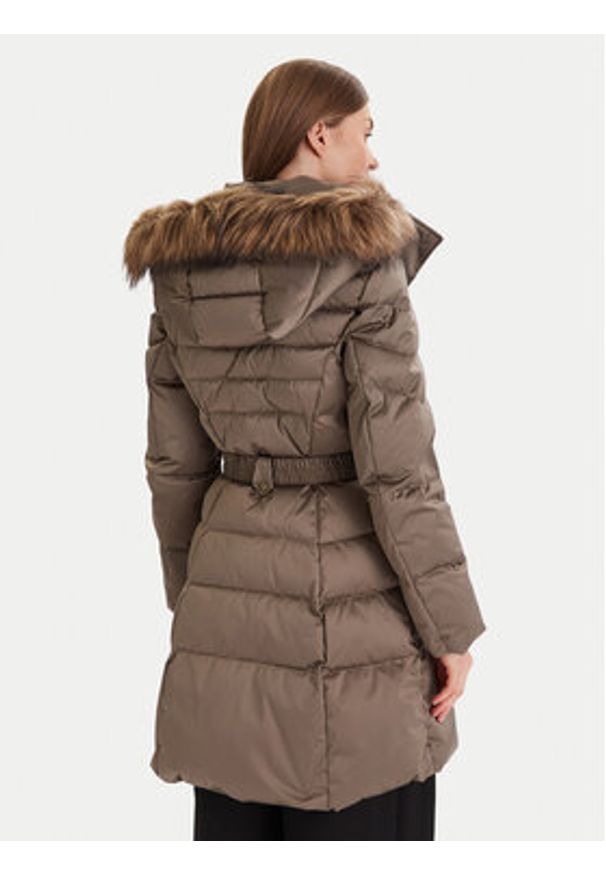 Guess Kurtka puchowa W5BL30 W2802 Beżowy Regular Fit. Kolor: beżowy. Materiał: syntetyk