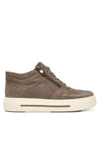 Sneakersy Caprice. Kolor: brązowy