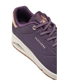 skechers - Skechers Sneakersy 155196/DKPR Fioletowy. Kolor: fioletowy. Materiał: skóra #5