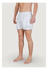 EA7 Emporio Armani Szorty kąpielowe 7M001677 AF13019 M0076 Biały Regular Fit. Kolor: biały. Materiał: syntetyk #4