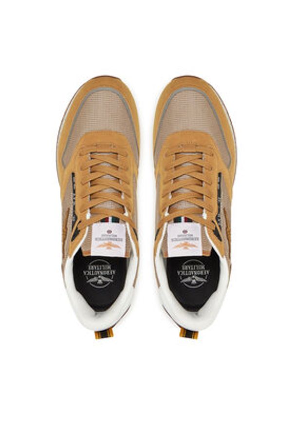 Aeronautica Militare Sneakersy 251SC288CT3545 Zielony. Kolor: zielony. Materiał: skóra, zamsz