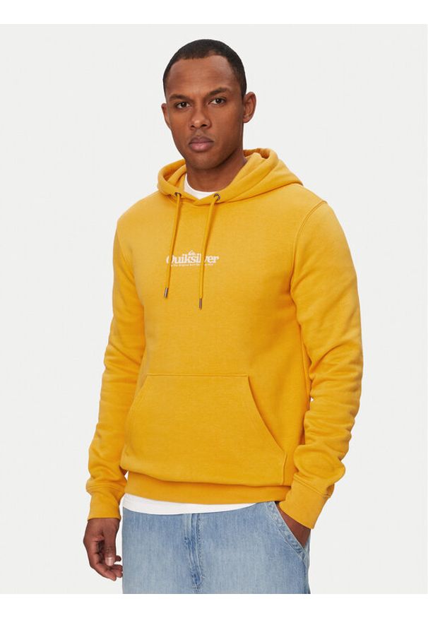 Quiksilver Bluza Fineline EQYFT05198 Żółty Regular Fit. Kolor: żółty. Materiał: bawełna