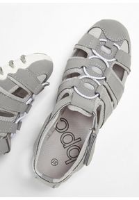 bonprix - Sandały. Zapięcie: pasek. Kolor: szary. Materiał: guma #2